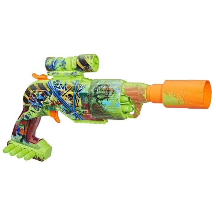 Image secondaire de Nerf Zombie Driller, Blaster a fléchettes, cylindre rotatif, Des 8 ans