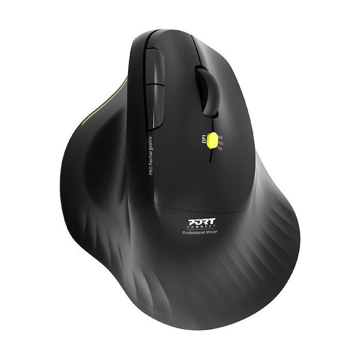 Image secondaire de Souris sans fil ergonomique PORT Designs ERGO - Bluetooth & 2.4 GHz - Noir