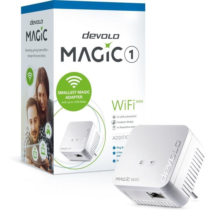 DEVOLO Magic 1 WiFi mini - Extension - 1 adaptateur CPL - 1200 Mbit/s