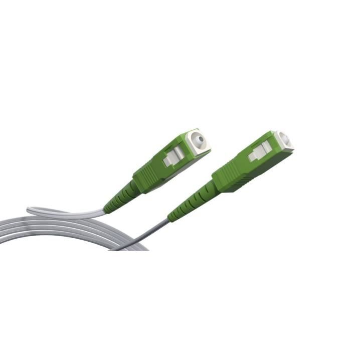 Image secondaire de Câble fibre optique SC-APC / SC-APC - LINEAIRE - FB122I - Pour Orange Livebox, SFR box fibre, Bouygues Télécom BBox - 15 m
