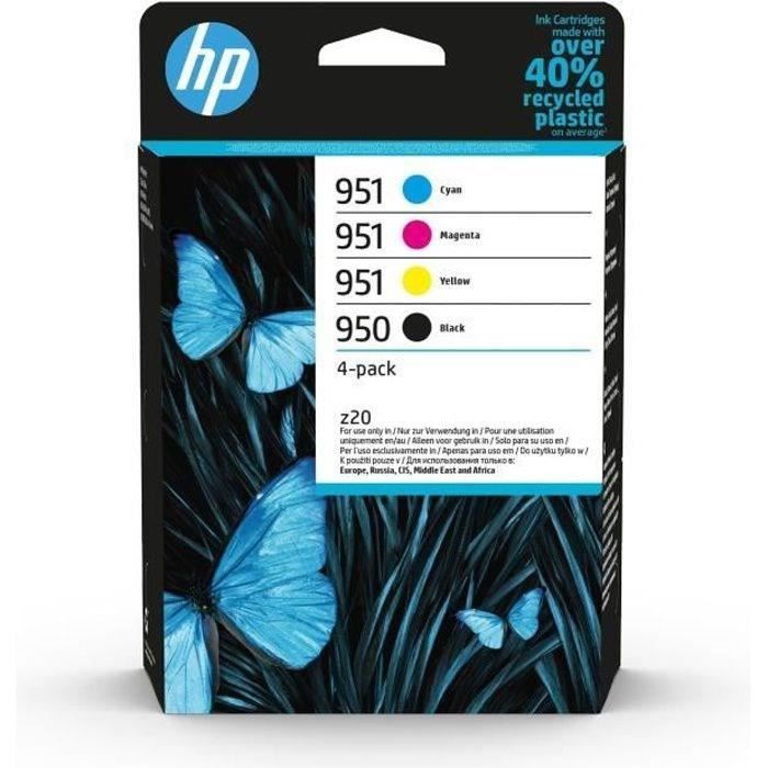 Confezione da 4 cartucce originali di inchiostro nero / ciano / magenta / giallo HP 950/951 (C2P43AE) per stampanti HP OfficeJet Pro 8600