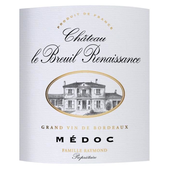 Image secondaire de Château Le Breuil Renaissance 2018 Médoc - Vin rouge de Bordeaux