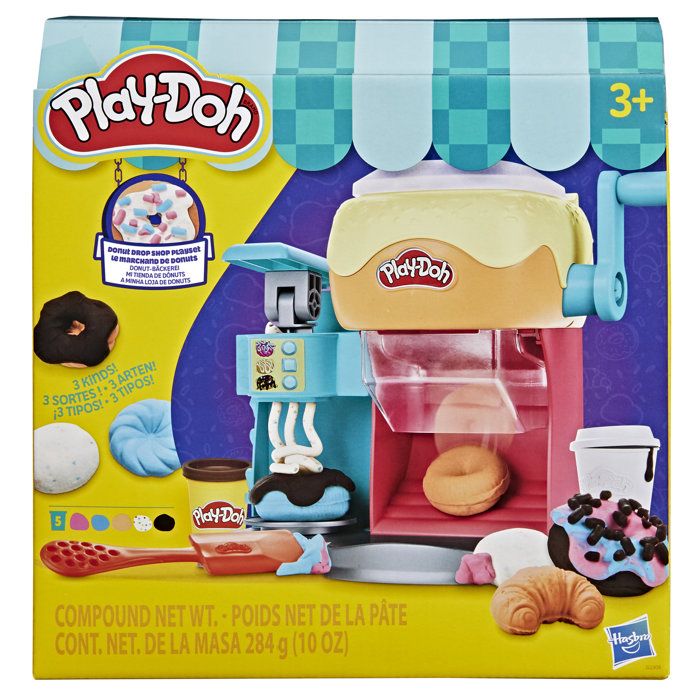 Coffret Play-Doh Donut Drop Shop - Pâte à modeler créative pour enfants