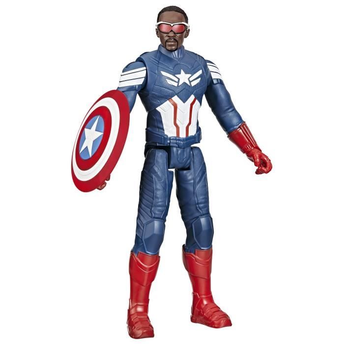 Image secondaire de Marvel Studios Captain America Brave New World Titan Hero Series, figurine Captain America