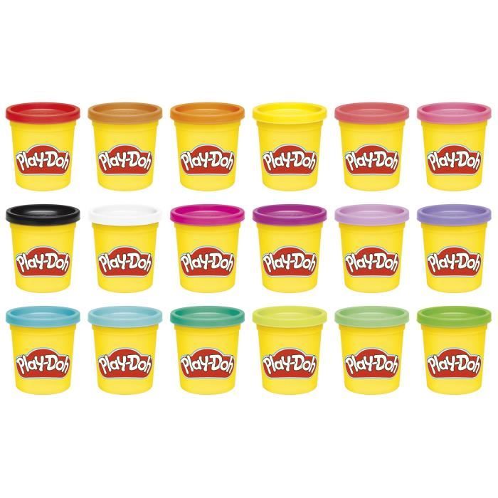 Image secondaire de Play-Doh Pack de 18 pots imagination, loisirs créatifs de pâte à modeler pour enfants, dès 2 ans