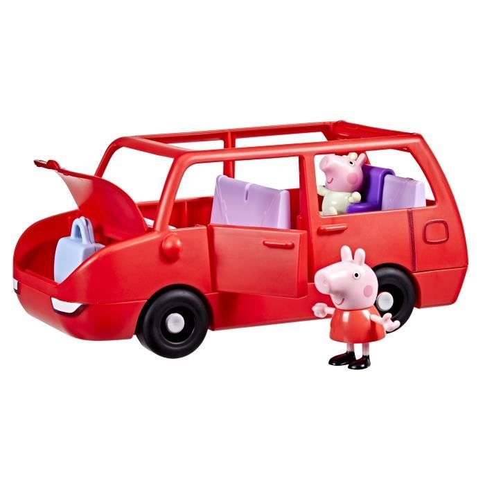 Image secondaire de Peppa Pig La grande voiture familiale, coffret avec véhicule et 2 figurines, à partir de 3 ans