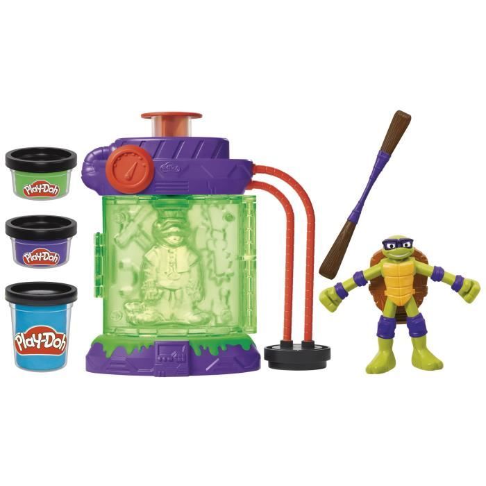 Image secondaire de Play-Doh Les Tortues Ninja Station de mutation, coffret de pâte a modeler, loisirs créatifs pour enfants, des 4 ans