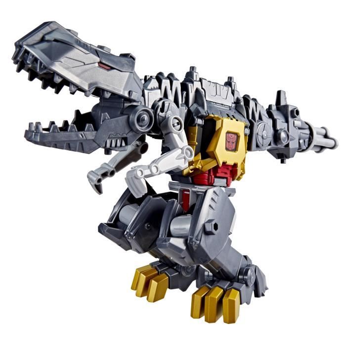 Image secondaire de Transformers Grimlock Morsure et combat, figurine de 22,5 cm, Transformers CYBERWORLD, des 6 ans