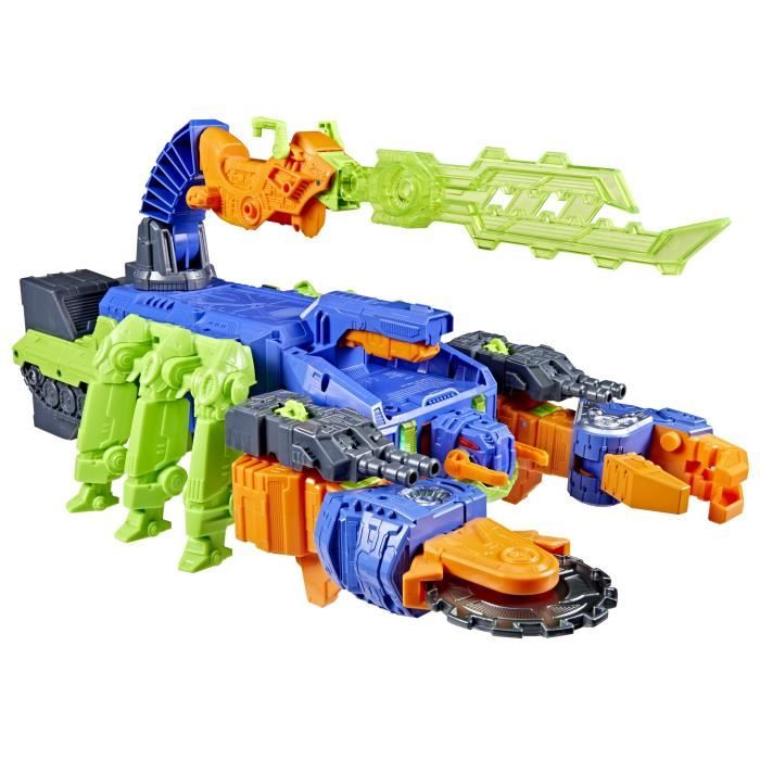 Image secondaire de Transformers Scorponok Pack de combat, figurine 51 cm convertible, Transformers CYBERWORLD, des 6 ans