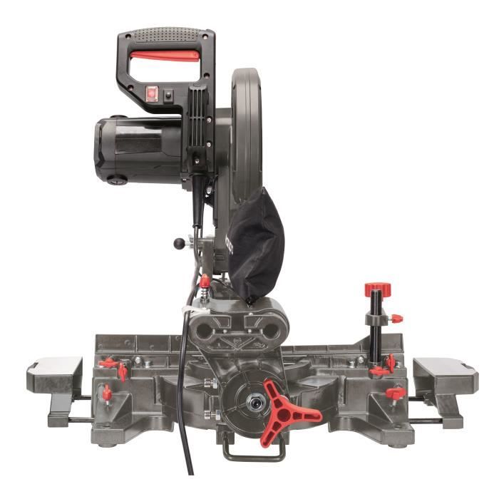 Scie a onglet radiale MANUPRO - 2000W - 2 lames 255 mm - Multi matériau - Laser et LED intégrés
