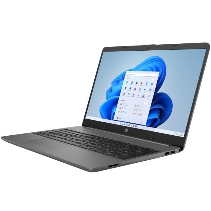 PC Portable HP - 15-dw1075nf - 15,6 FHD - Intel Core i3-10110U - RAM 8 Go - Stockage 512Go SSD - Windows 11 Famille - Gris - AZERTY