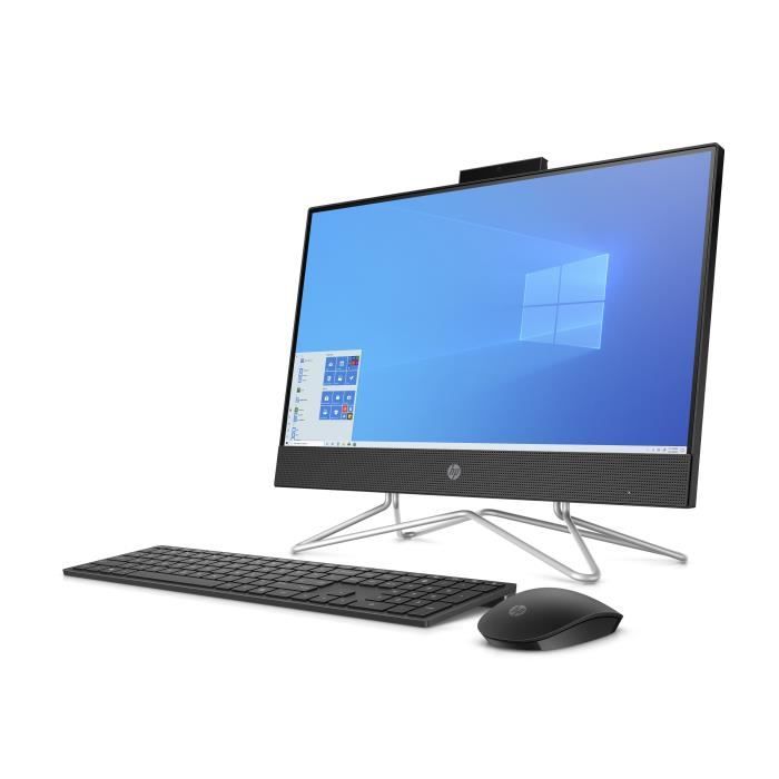 PC All-in-One HP 22-df0145nf - 21,5 FHD - Celeron J4025 - RAM 4Go - Stockage 256Go SSD - Windows 10 + Clavier Souris