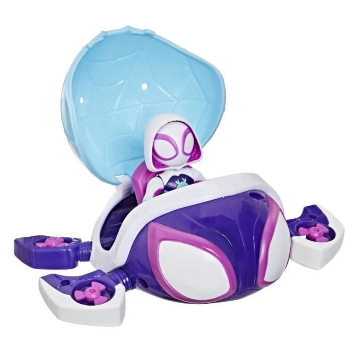 Image secondaire de Spidey Ghost-Spider Tortue fantôme Water-Webs, Figurine et véhicule, Marvel Spidey et ses Amis Extraordinaires, Des 4 ans