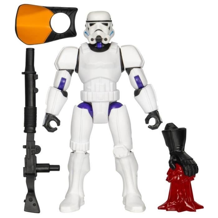 Image secondaire de MixMashers Stormtrooper, figurine 12 cm personnalisable a mélanger et combiner avec accessoires, Star Wars, des 4 ans