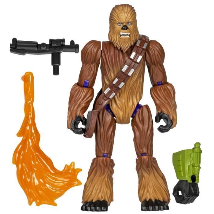 Image secondaire de MixMashers Chewbacca, figurine 12 cm personnalisable a mélanger et combiner avec accessoires, Star Wars, des 4 ans