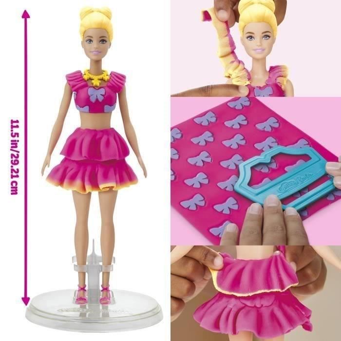 Image secondaire de Coffret Play-Doh Barbie : Dentelles et Noeuds pour Créations Amusantes