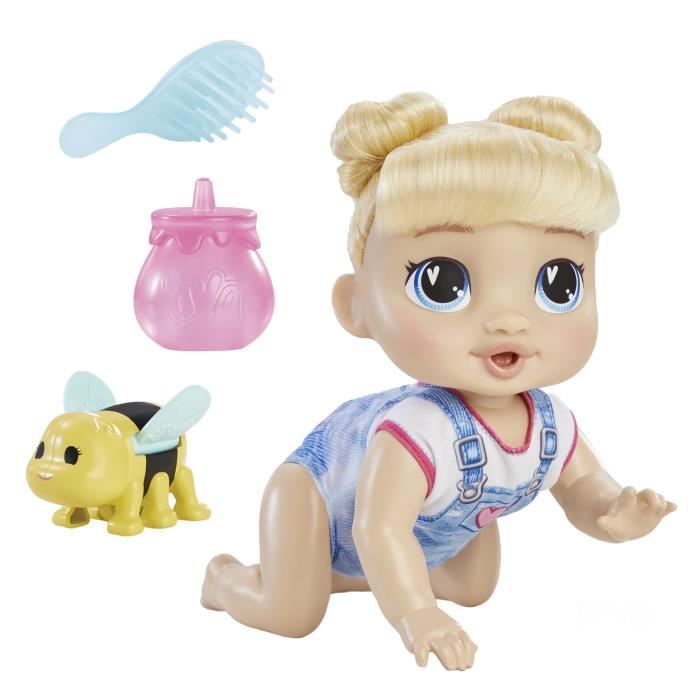 Image secondaire de Baby Alive, Harper Hugs Marche a 4 pattes, poupée électronique de 27 cm marchant a 4 pattes, cheveux blonds, a partir de 3 ans