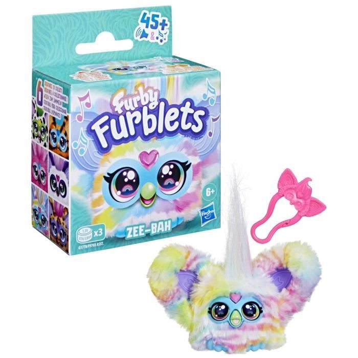 Image secondaire de Furby Furblets Zee-Bah, Mini peluche électronique pour filles et garçons, plus de 45 sons, a partir de 6 ans, série 4, Hasbro