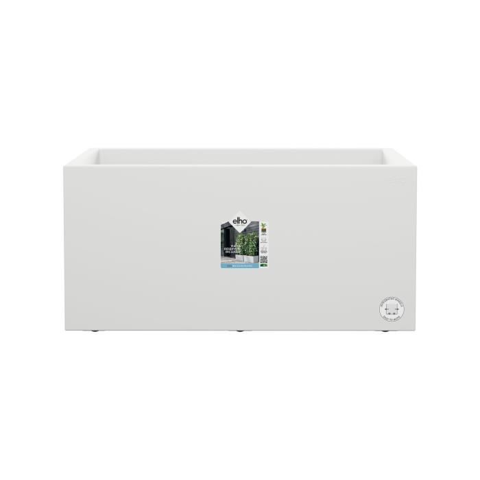 Elho Vivo Next Long 60 Fioriera - Bianco - L 59 x P 30 x H 29 cm - interno/esterno - 100% riciclato