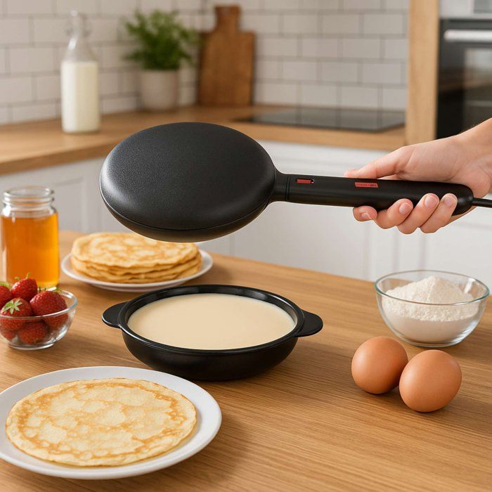Image secondaire de Crêpière Électrique Livoo x Marmiton - 600 W - Ø 20 cm - Noir