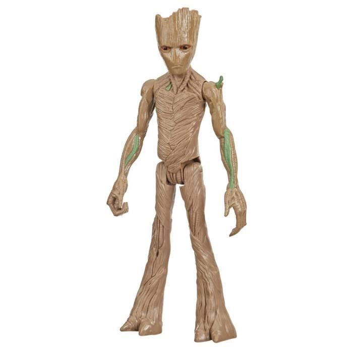 Figurine Groot de 30 cm, jouet pour enfants a partir de 4 ans, Marvel Avengers Titan Hero Series Avengers: Endgame