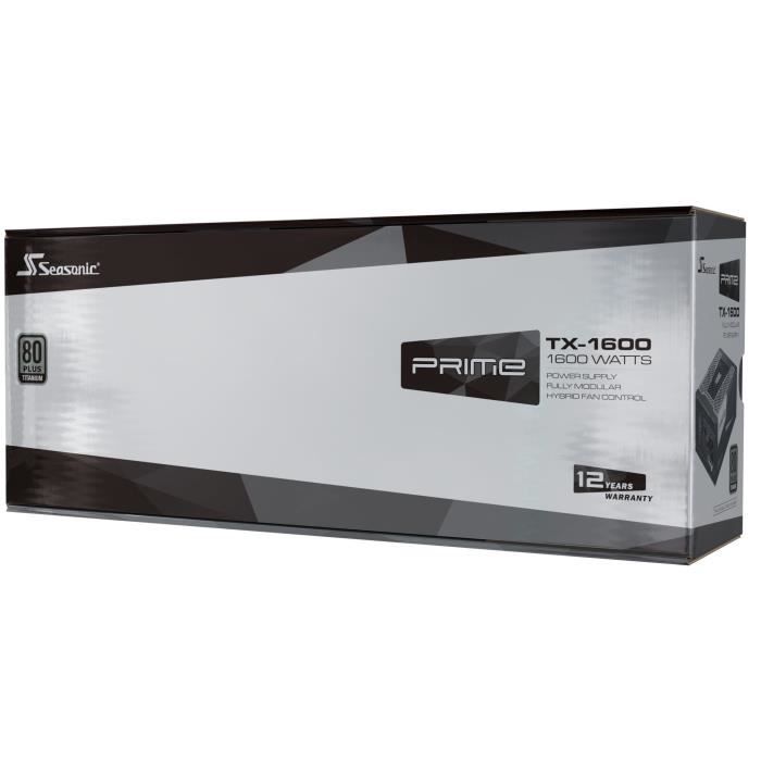 Alimentation PC Interne - SEASONIC - Prime Titanium - 1600W (PRIME TX 1600)