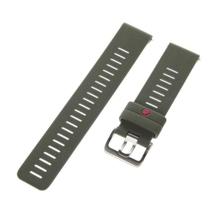 POLAR Bracelet Grit X pour montre 22 mm M/L - Vert kaki