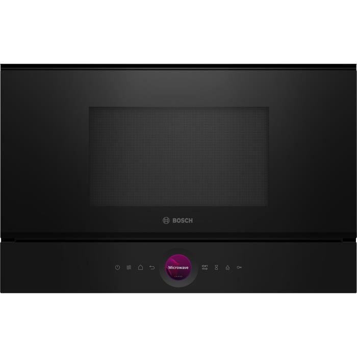 Microonde singolo da incasso - BOSCH SER8 - BFL7221B1 Nero - Volume forno: 21l - 1 modalità di cottura - H382xL594xP318mm