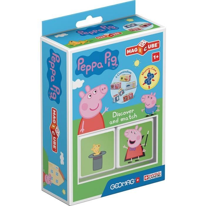 MAGICUBE - Peppa Pig découvre avec Peppa (2 cubes)