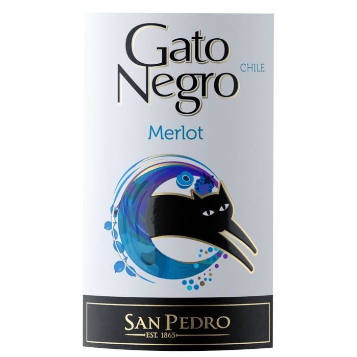 Image secondaire de Gato Negro 2024 Merlot - Vin Rouge du Chili en 75 cl