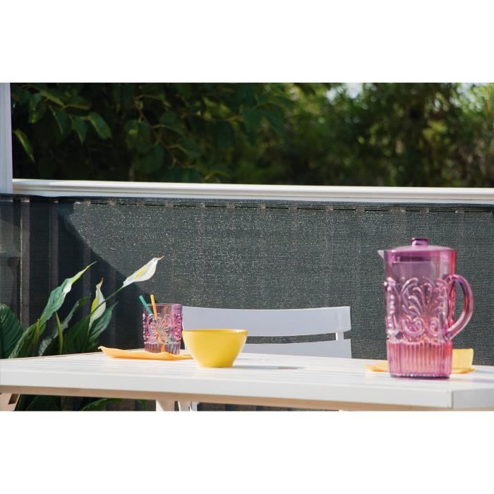 CATRAL - Brise-vue meshnet 160 grs - 1,5x3m anthracite