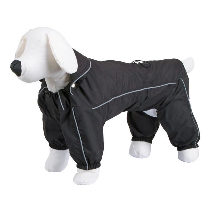 KERBL Manteau de pluie impérméable Manchester S - 35cm pour chien - Noir