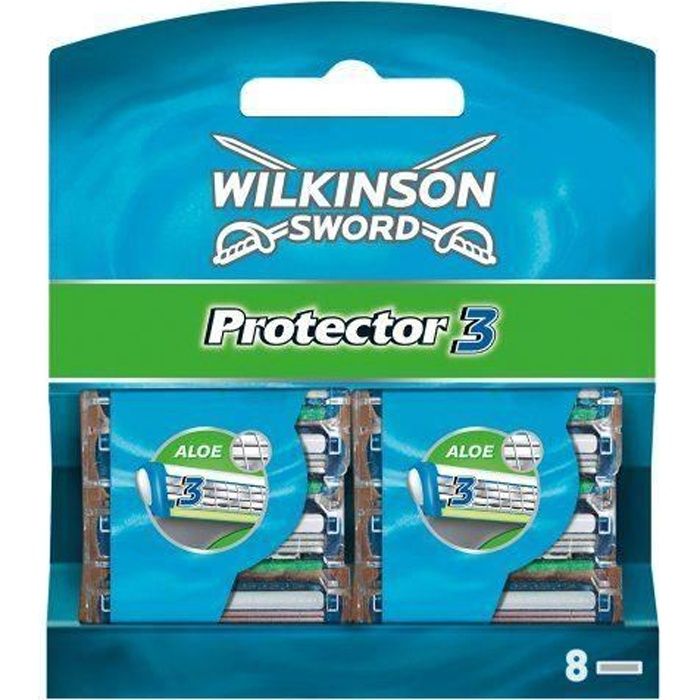 Wilkinson Protector 3 Chargeur de 8 Lames