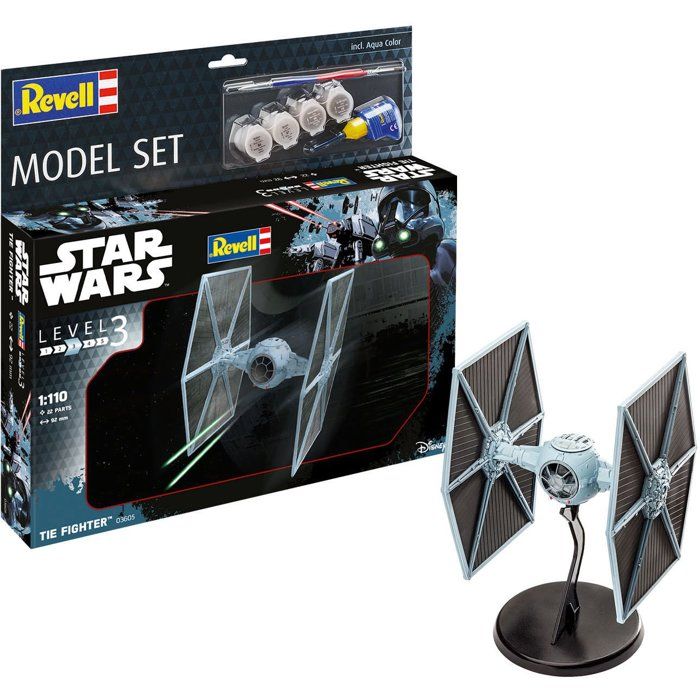 Maquette TIE Fighter Star Wars - Set Complet avec Colle et Peintures
