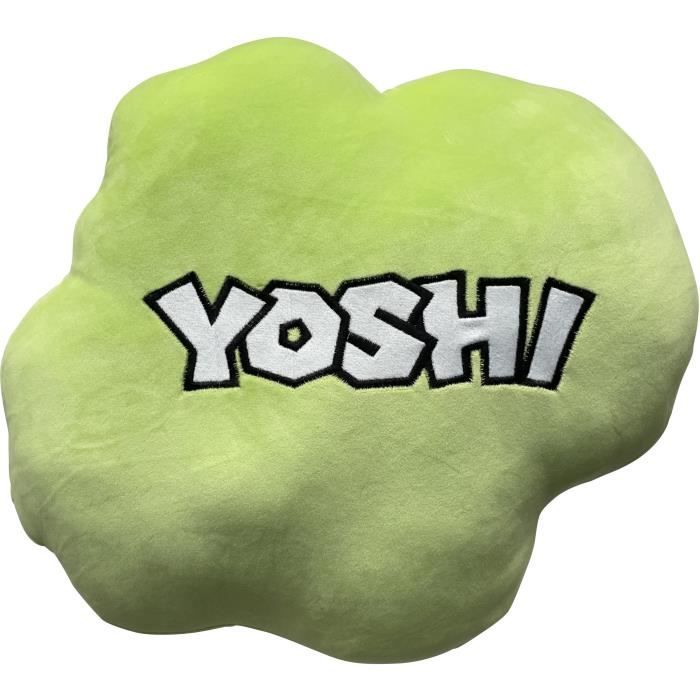 Image secondaire de Coussin 3D - MARIO BROS - Visage Yoshi - Microfibre - 40 cm