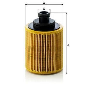 MANN FILTER Filtre a huile HU712/7X