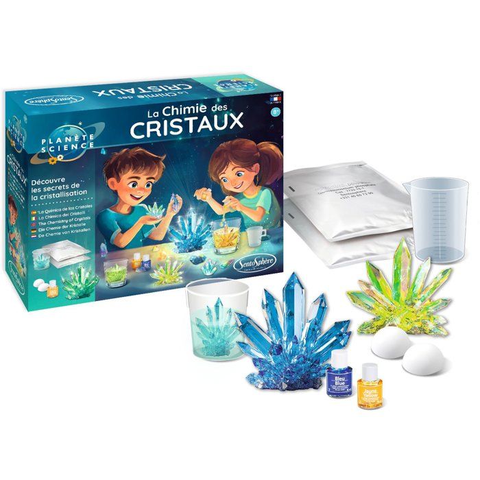 Image secondaire de Coffret La Chimie des Cristaux - Créez vos propres cristaux colorés