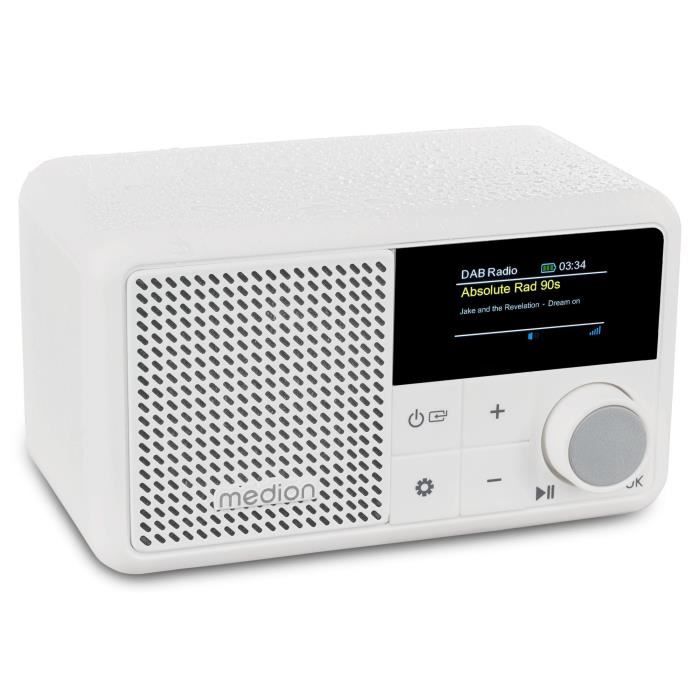 Image secondaire de Mini Radio - MEDION - DAB/FM - Mono 2W RMS - Blanc