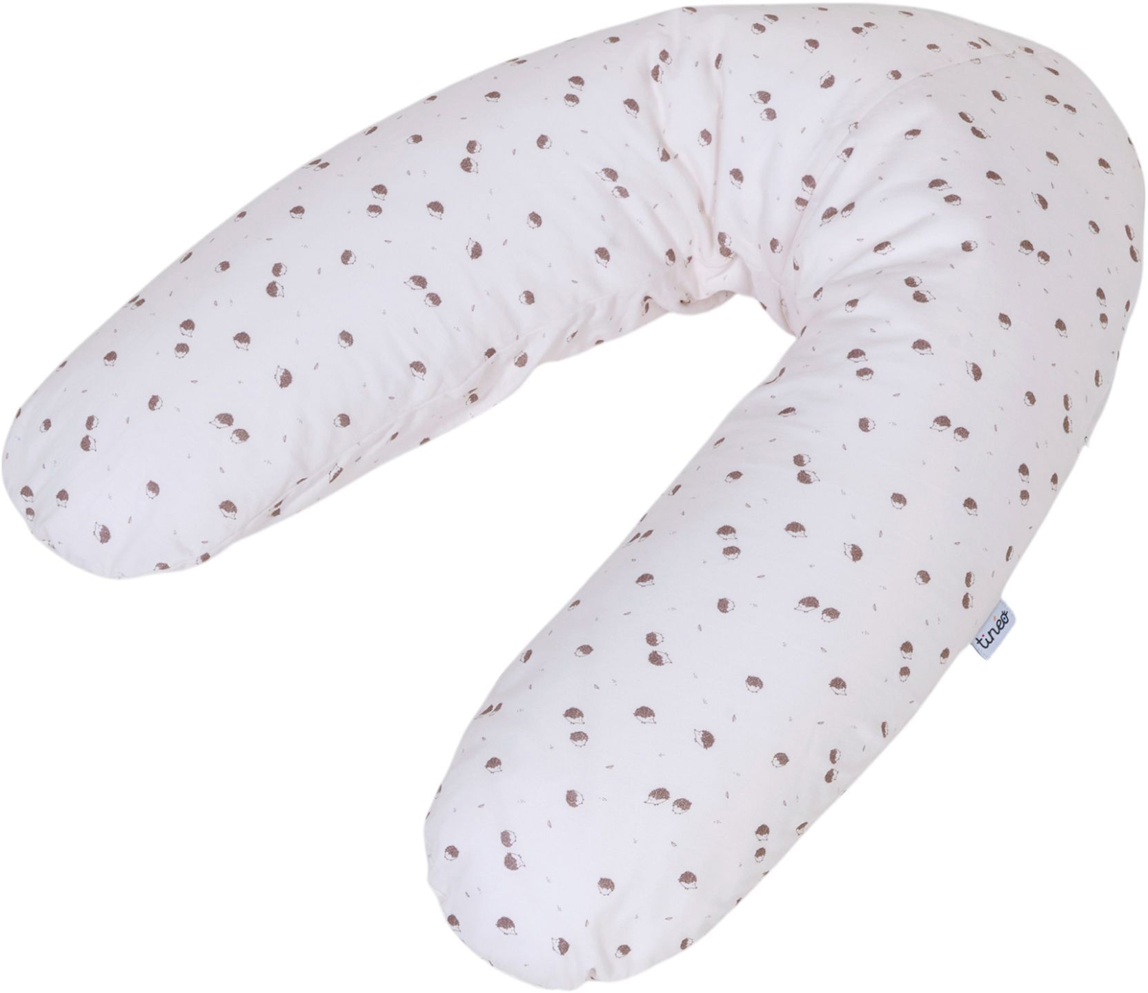 Image secondaire de Coussin de Maternité TINEO en Jersey de Coton Écru avec Hérissons