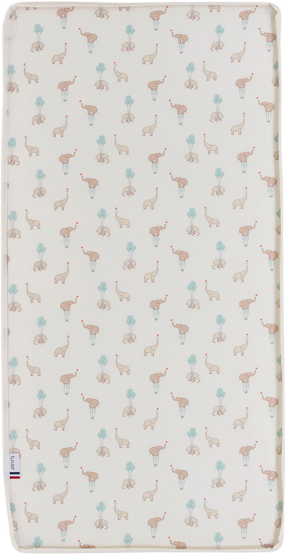 Matelas Bébé Confort Fun 60x120 cm - Éléphants Apaisants