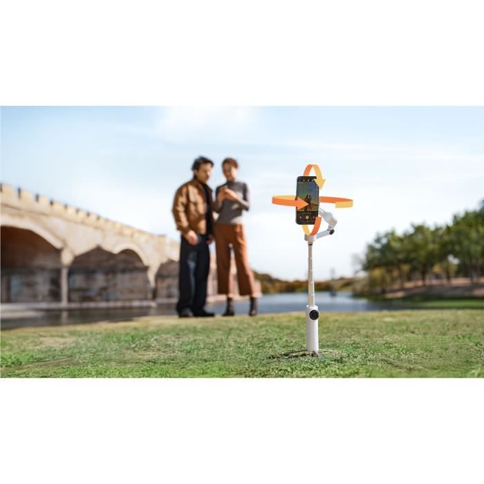 Smartphone Stabilizer 360 Degree Panoramic Tracking White Standard Package