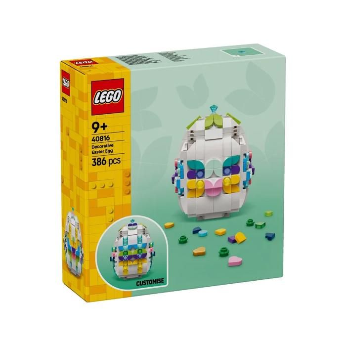 Œuf de Pâques décoratif LEGO à construire et exposer