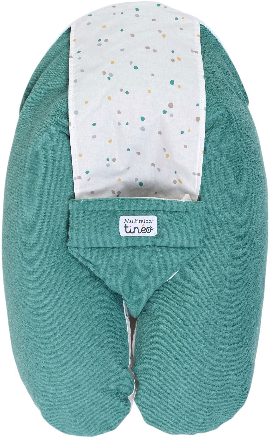 Coussin de maternité 3-en-1 MultiRelax TINEO - Vert à Pois