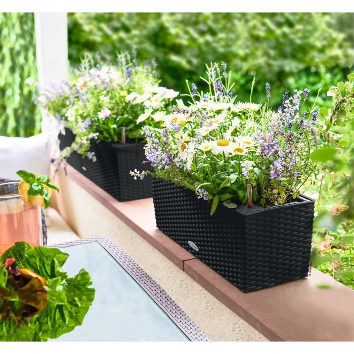 Image secondaire de Jardiniere - Balconera cottage 50 - Kit complet - Noir graphite - 8 L - LECHUZA