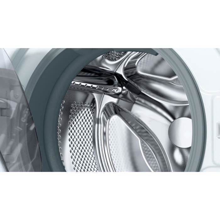 Lave-linge hublot SIEMENS WM12N118FF iQ300 - 8 kg - Induction - 1200 trs/min - Blanc