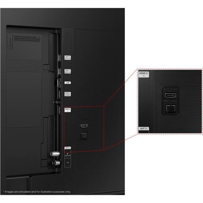 SAMSUNG QE50Q60A - TV QLED 4K UHD - 50'' (127 cm) - HDR10+ - Smart TV - 3 x HDMI - 2 x USB