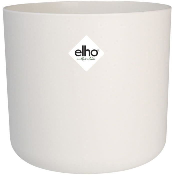 Pot di fiori rotondi B.For - Plastica - Ø25 - bianco
