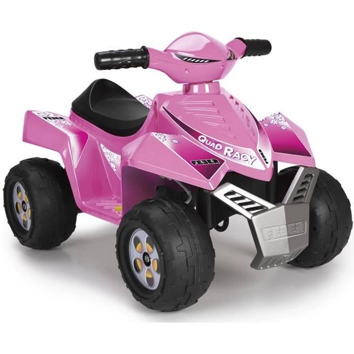 FEBER - Quad Racy Pink - Electric Vehicle for 6 Volts Child
