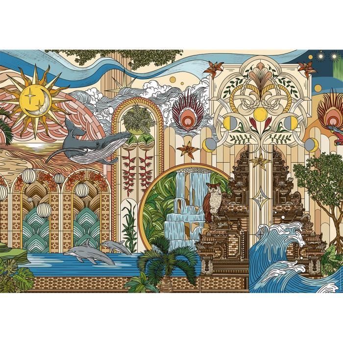 Puzzle da 1500 pezzi Il giardino dei sogni, da 14 anni, Puzzle di qualità Premium, Collezione Artist, 12001612, Nathan