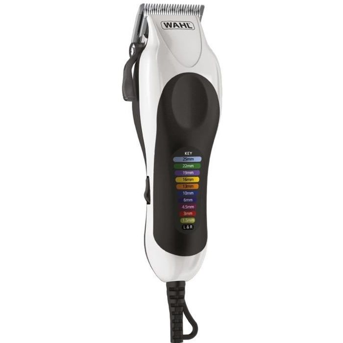 Cortapelos con cable WAHL Color Pro 79900-2116 - Cortapelos con cable con gu�as de color fabricado en EE. UU.